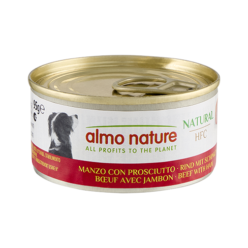 ALMO NATURE Dog HFC Can Natural Beef/Ham