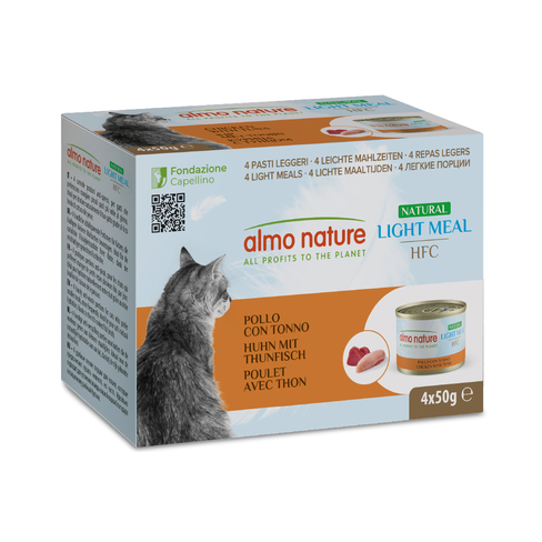 MEGA ALMO NATURE Cat HFC Can Chicken/Tuna Pack 4x50g
