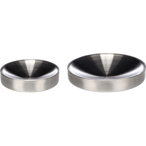 Castron metalic Muscat Round Silver