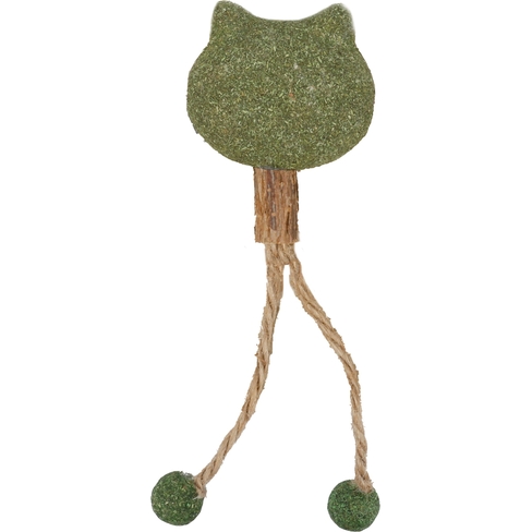Jucarie pentru pisici Katti Cat Head With Ribbons