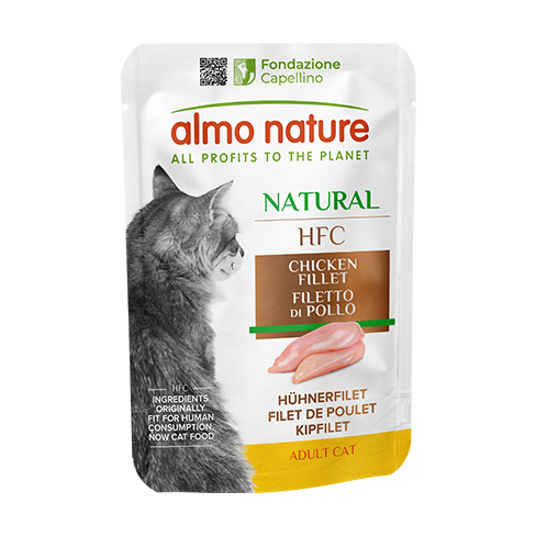 ALMO NATURE Cat HFC Pouch Natural Chicken Fillet 55g
