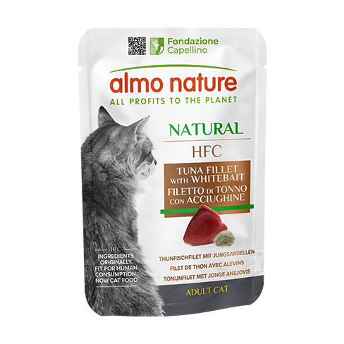 ALMO NATURE Cat HFC Pouch Natural Tuna with Whitebait