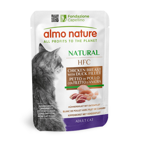 ALMO NATURE Cat HFC Pouch Natural Chicken/Duck