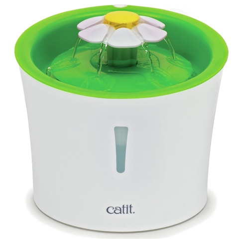 Catit Flower Fountain – питьевой фонтан для кошек с тройной фильтрацией и 3 режимами подачи воды