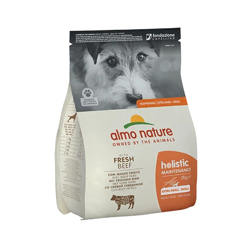 ALMO NATURE Dry Dog Holistic XS-S Beef