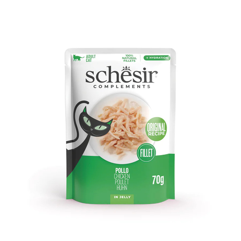 SCHESIR Complements wet Chicken in jelly pouch