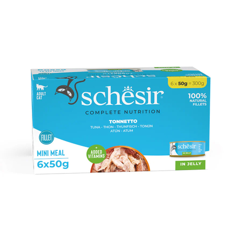 SCHESIR C&B Wet Cat Tuna in jelly 6x50g