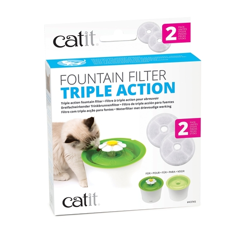 Catit Flower Triple Action Frameless Cart. – filtru de schimb pentru fântânile de apă Flower