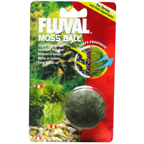 Fluval Moss Ball — декоративный шар для поддержания качества воды в аквариуме 4,5см