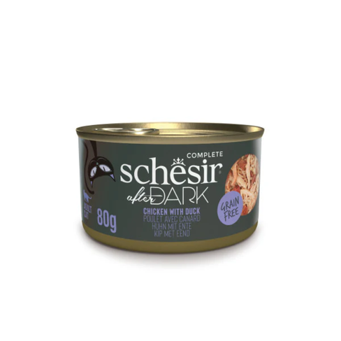 SCHESIR AFTER DARK WHOLEFOOD Cat Can CHICKEN WITH DUCK 80gr