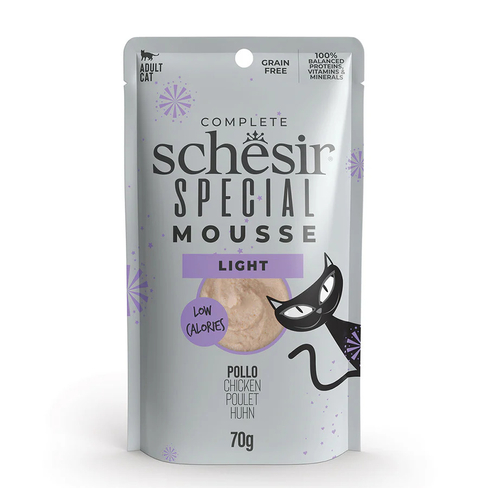 SCHESIR Special Cat Light Chicken in mousse pouch