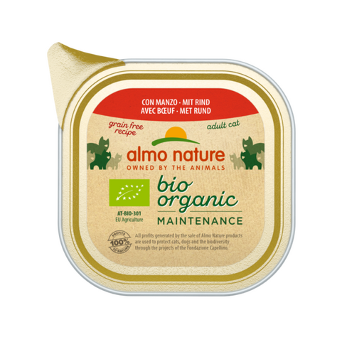ALMO NATURE CAT BIO ORGANIC ALU Beef