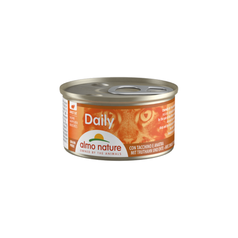 ALMO NATURE Cat DAILY Can Chunks Turkey and Duck 85g