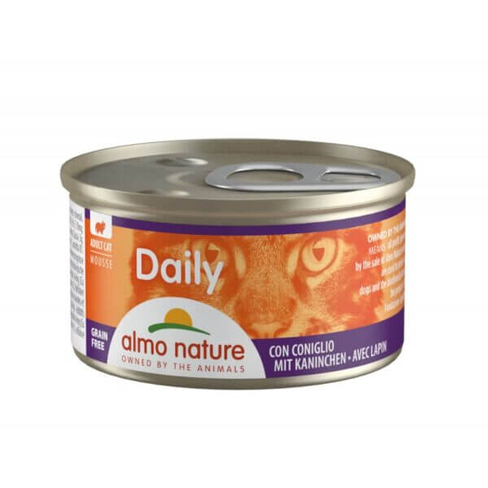 ALMO NATURE Cat DAILY Can Mousse Rabbit 85g