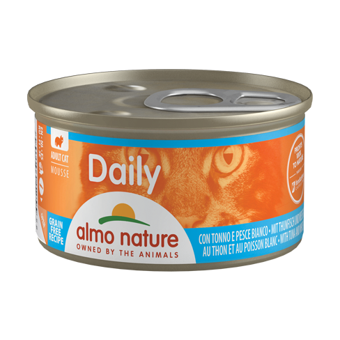 ALMO NATURE Cat DAILY Can Mousse Tuna/Whitefish 85g