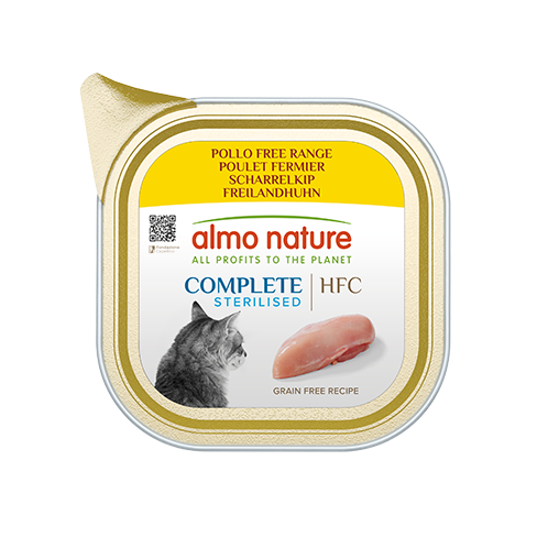 ALMO NATURE Cat HFC ALU Complete Sterilised Chicken 85g
