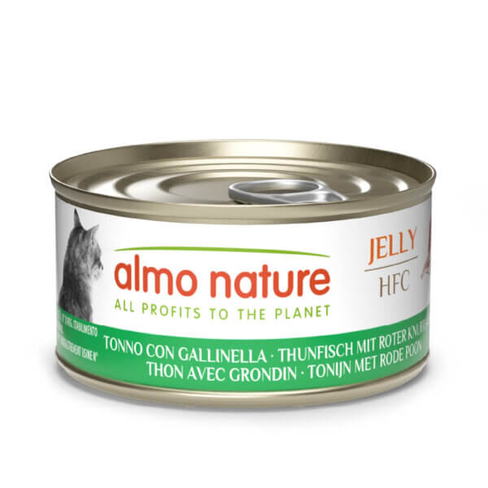 ALMO NATURE Cat HFC Can Jelly Tuna/Red Gurnard 70g