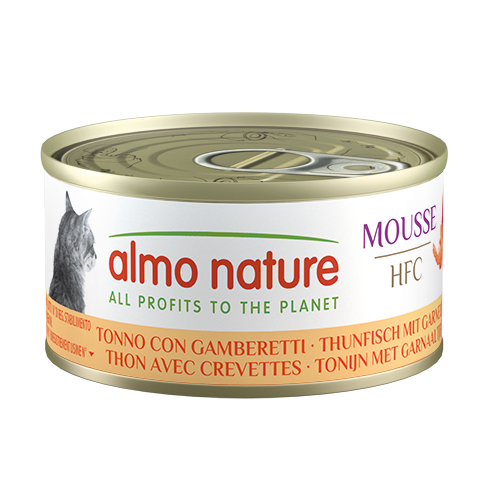 ALMO NATURE Cat HFC Can Mousse Tuna/Shrimps 70g