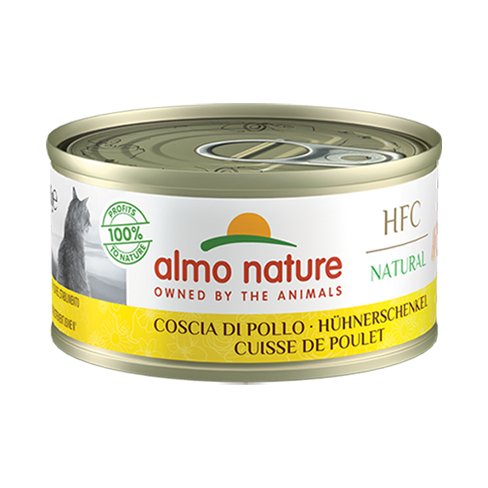 ALMO NATURE Cat HFC Can Natural Chicken Drumstick 70g
