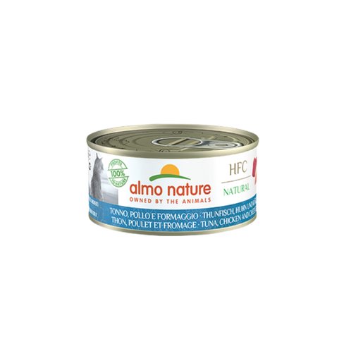 ALMO NATURE Cat HFC Can Natural Tuna, Chicken and Cheese