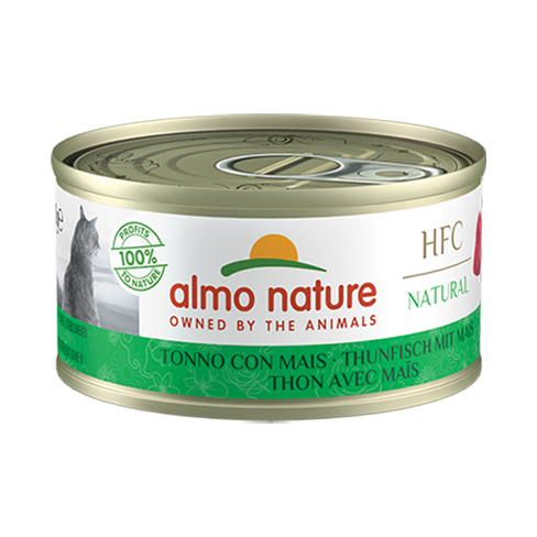 ALMO NATURE Cat HFC Can Natural Tuna/Corn 70g