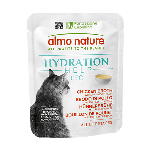 ALMO NATURE Cat HFC Pouch Hydration Help Chicken Broth/Chicken Fillet 50g