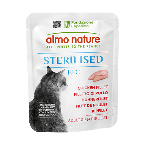 ALMO NATURE Cat HFC Pouch Sterilised Chicken Fillet 50g