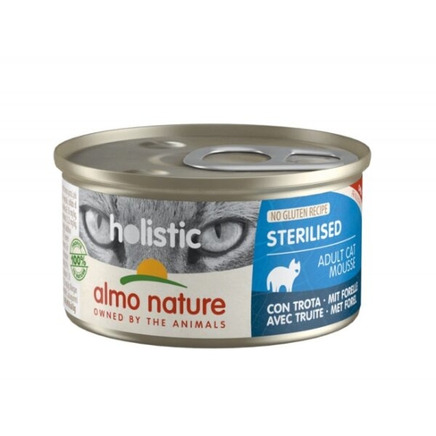 ALMO NATURE Cat HOLISTIC Can Sterilized Trout 85g