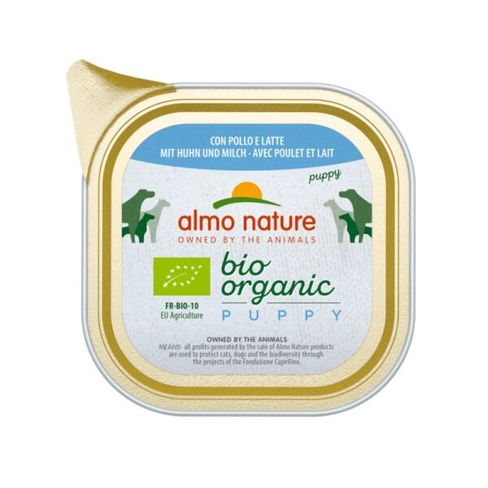 ALMO NATURE Dog BIO ORGANIC Alu Puppy Chicken and Milk 100gr