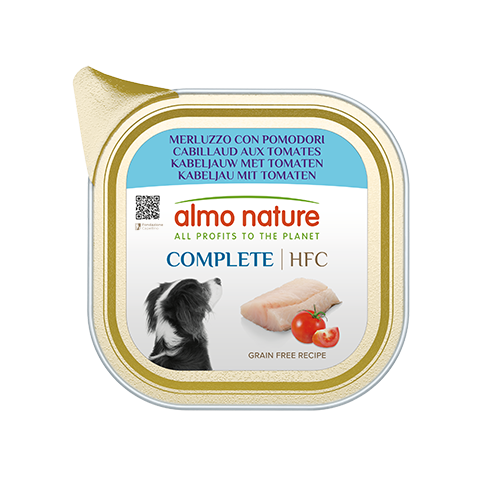 ALMO NATURE Dog HFC ALU Complete Cod/Tomato 150gr