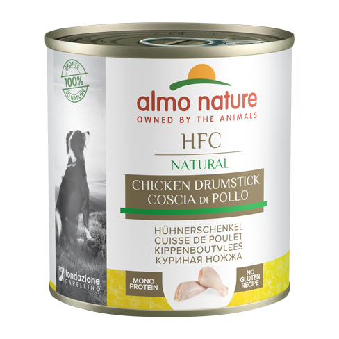 ALMO NATURE Dog HFC CAN Chicken Drumstick  280gr