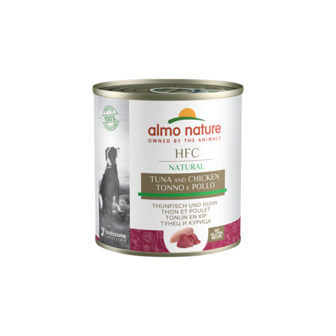 ALMO NATURE Dog HFC Can Natural Tuna and Chicken