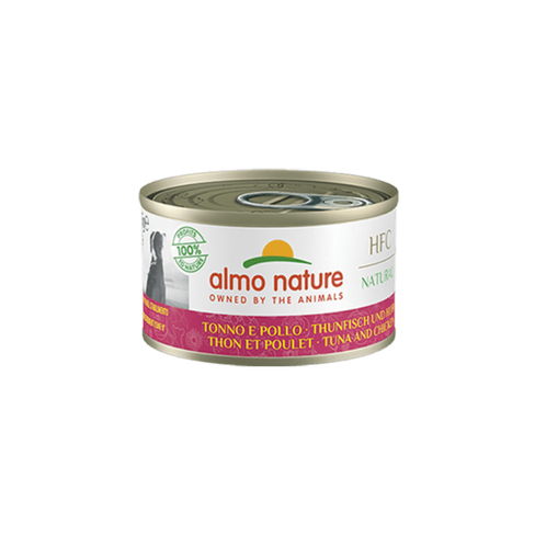 ALMO NATURE Dog HFC Can Natural Tuna/Chicken 95gr