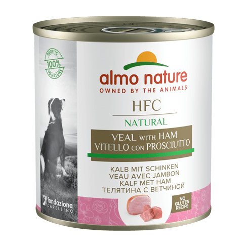 ALMO NATURE Dog HFC Can Natural Veal/Ham 290gr