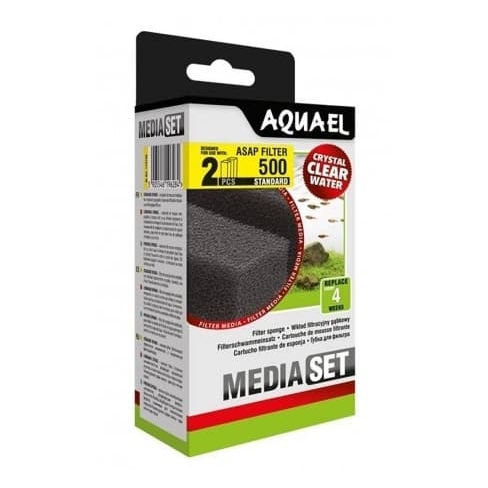 AQUAEL Губка для фильтра ASAP 500 Standart (2pcs)