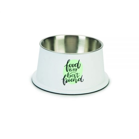 BEEZTEES металлическая миска для собак BEST FRIEND