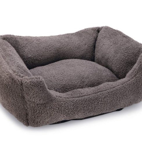 Beeztees лежак плюшевый KADI Grey 47x37x18cm