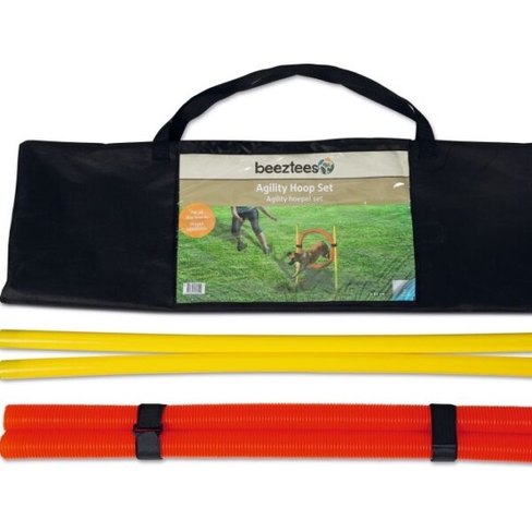 BEEZTEES cerc pentru obstacole de sărit AGILITY HOOP SET