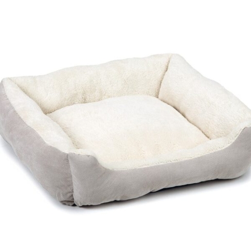 Beeztees лежак плюшевый для собак MOGINA Grey 65x60x20cm
