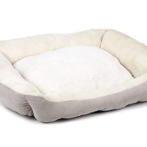 Beeztees лежак плюшевый для собак MOGINA Grey 80x70x22cm