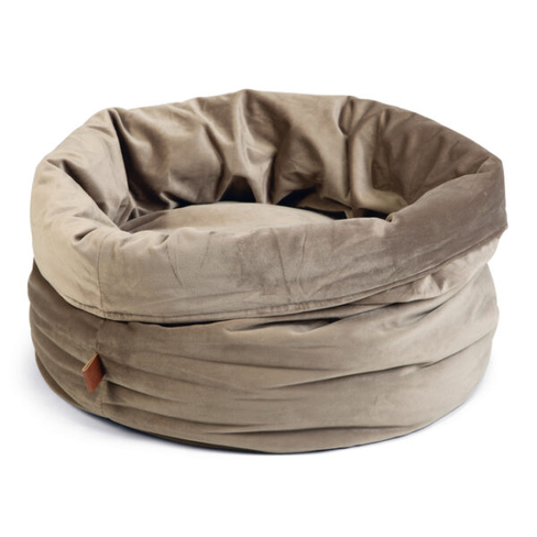 Beeztees DBL canapea din material textil FLUCO Grey 45x45x35cm