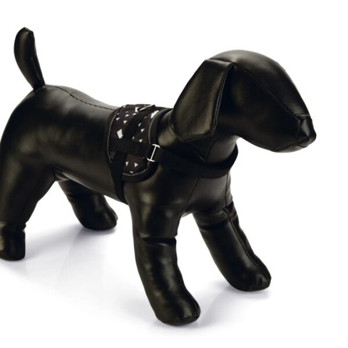BEEZTEES Шлейка-мини THUNDER Black 15×31-40cm