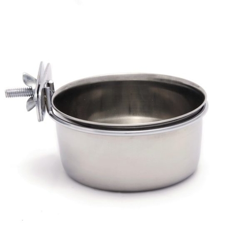 Beeztees металлическая кормушка с держателем 0,3L-9cm