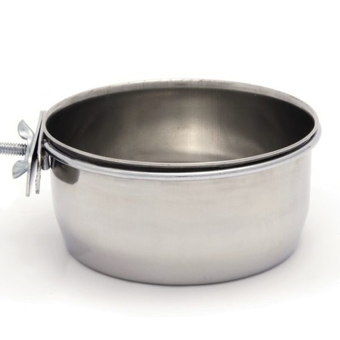 Beeztees металлическая кормушка с держателем 0,6L-12cm