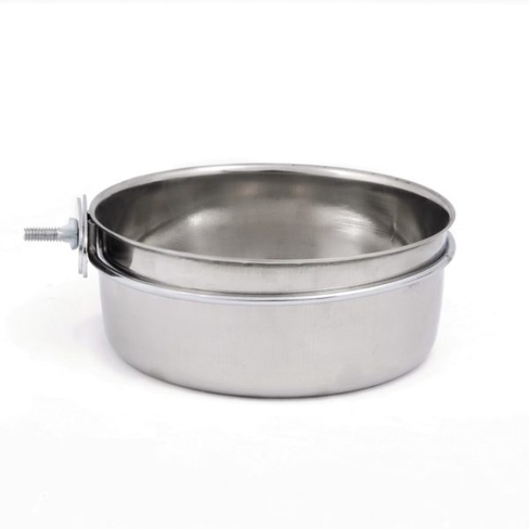 Beeztees  металлич. кормушка с держателем 0,9L-15cm