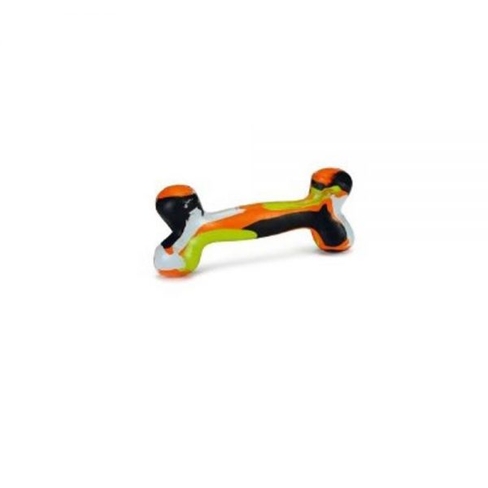 BEEZTEES игрушка резиновая кость farbino small