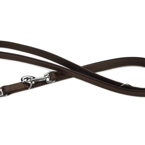 Beeztees поводок кожаный TRAINING VINTAGE Brown 200×22