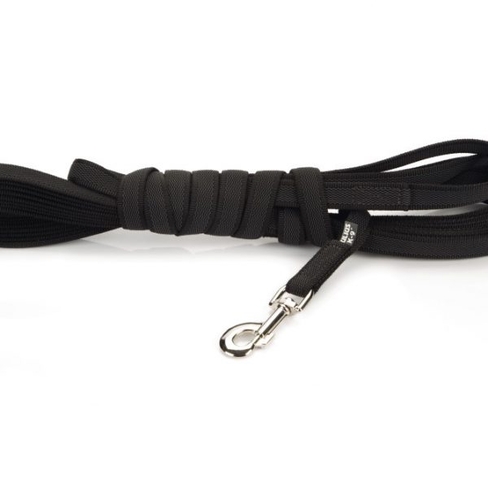 BEEZTEES lesă K9 Antislip Leash + Handle Black 1000
