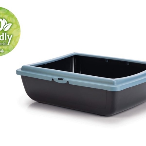 Beeztees litieră JULIET ECO Blue/Black 48x38x14cm
