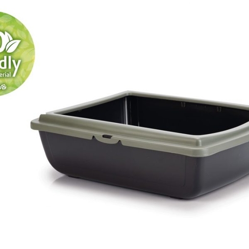 Beeztees litieră JULIET ECO Green/Black 48x38x14cm